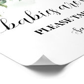 Baby's zijn zoet Neem een Treat Greenery Shower Si Poster (Hoek)