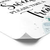 Baby's zijn zoet Neem een Treat Red Truck Sign Poster (Hoek)