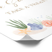 Baby's zijn zoet onder de Baby shower van het Zee Poster (Hoek)