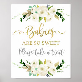 Baby's zijn zoete baby showers. poster