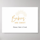 Baby's zijn zoete Boho Sunshine Favor Poster (Voorkant)