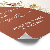 Baby's zijn zoete wilde bloemen | Shower Favors-te Poster (Hoek)