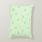 Baby's: Zwaluwen/Groen (AP.SW.AP.G.) - Accent Kussen (Achterkant (Verticaal))