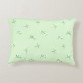 Baby's: Zwaluwen/Groen (AP.SW.AP.G.) - Accent Kussen (Achterkant)