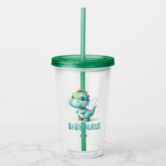 Babysaurus Acryl Drinkbeker (Voorkant)