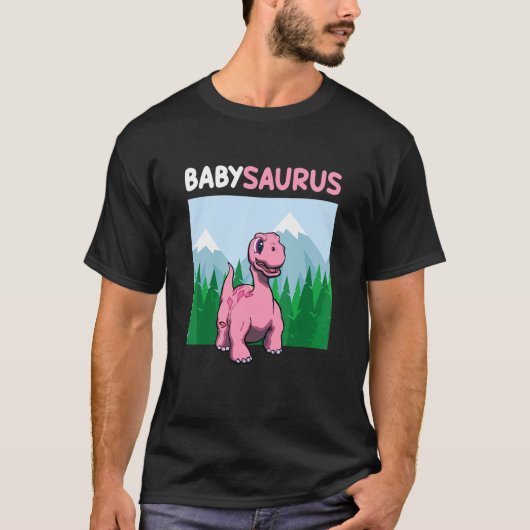 Babysaurus Dinosaur Cute Kiddo Apatosaurus 3 T-shirt (Voorkant)