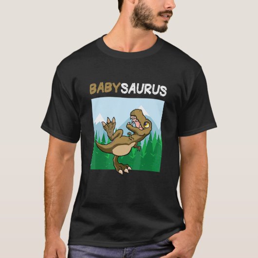 Babysaurus Dinosaur Cute Kiddo Rex T-shirt (Voorkant)