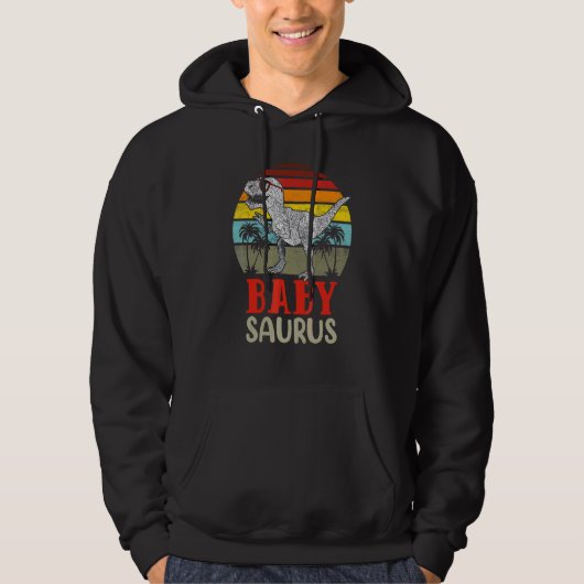 Babysaurus Rex Dinosaur Baby Saurus Hoodie (Voorkant)