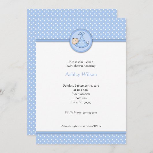 Babyschoenen Kaart (Voorkant / Achterkant)