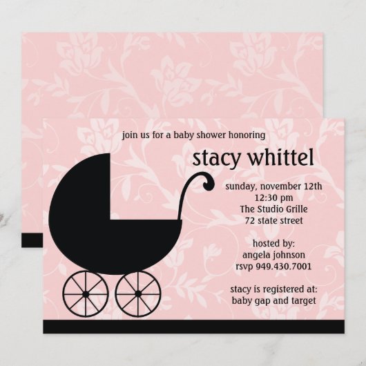 Babyschoenen Kaart (Voorkant / Achterkant)