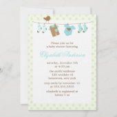 Babyschoenen met een kast kaart (Voorkant)