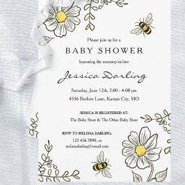 Babyschoenen voor bijen en schoeisel voor de tromm kaart