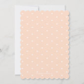 Babyschoenen voor een meisje kaart (Achterkant)