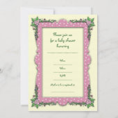 Babyschoenen voor moeder en Baby Kaart (Achterkant)