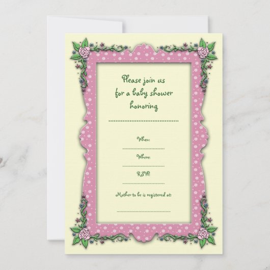 Babyschoenen voor moeder en Baby Kaart (Achterkant)