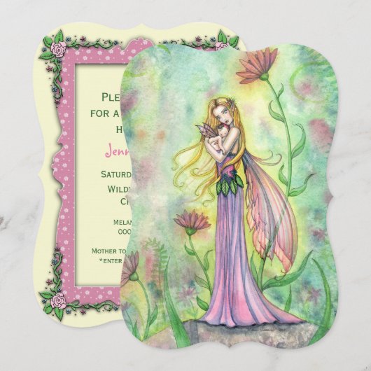 Babyschoenen voor moeder en Baby Kaart (Voorkant / Achterkant)