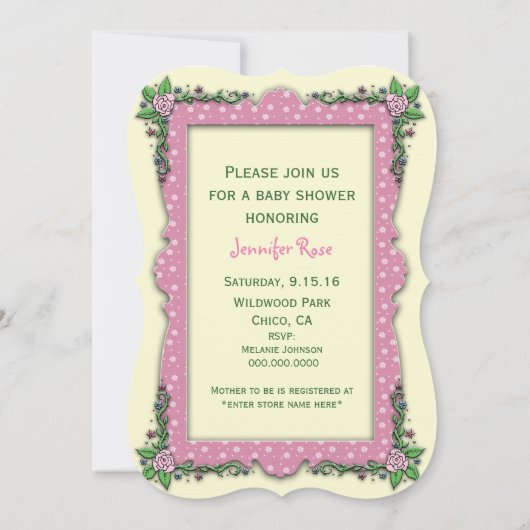 Babyschoenen voor moeder en Baby Kaart (Achterkant)