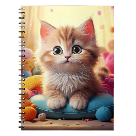 Babyschrift - Kat Notitieboek (Voorkant)