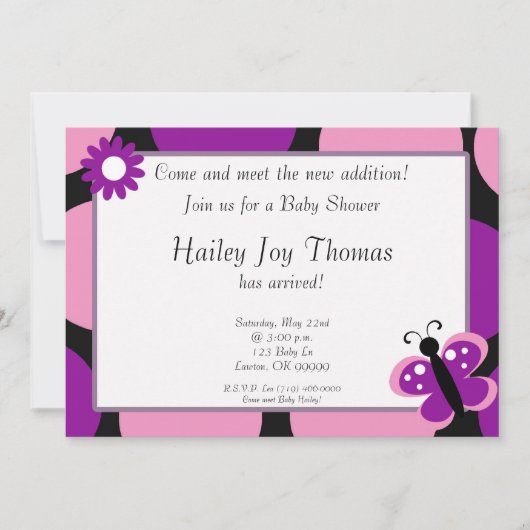 babysh, kom en ontmoet de nieuwe toevoeging... kaart (Voorkant)