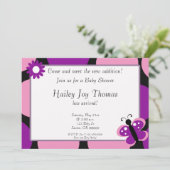 babysh, kom en ontmoet de nieuwe toevoeging... kaart (Staand voorkant)