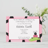 babyshow We zijn draaiend roze en blij om te zegge Kaart (Staand voorkant)