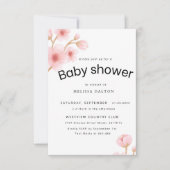 Babyshower card bedankkaart (Voorkant)