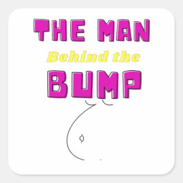 Babyshower Gifts for him Baby Announcement Gift  Vierkante Sticker