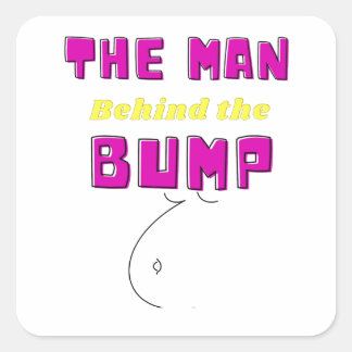 Babyshower Gifts for him Baby Announcement Gift  Vierkante Sticker