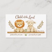 babyshower informatiekaartje (Voorkant)