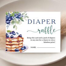 Babyshower Luier Raffle Blueberry Baby Brunch