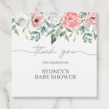 BABYSHOWER, O BABY, FLORALE BABYSHOWER VIERKANTE S