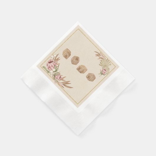  BabyShower Papier Servet (Hoek)