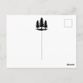 BABYSHOWER | Rustic Forest Buffalo Checks Briefkaart (Achterkant)
