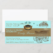 BabyShower / The Golden Carriage - Uitnodiging (Voorkant / Achterkant)