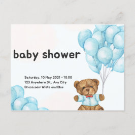 babyshower-uitnodiging briefkaart
