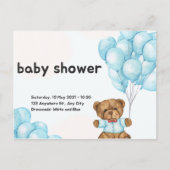 babyshower-uitnodiging briefkaart (Voorkant)