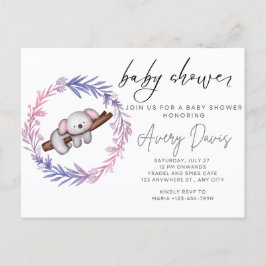 babyshower-uitnodiging briefkaart