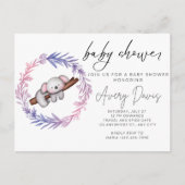 babyshower-uitnodiging briefkaart (Voorkant)