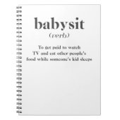 Babysit Notitieboek (Voorkant)