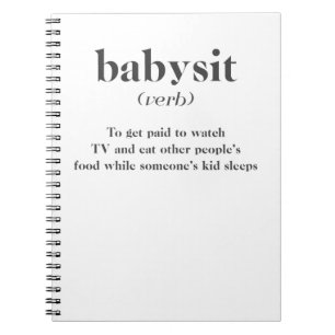 Babysit Notitieboek