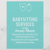 Babysit Services aan de Jersey Shore Flyer (Voorkant)