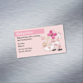 Babysitkoelkast Magnetische Visitekaartjes Magnetisch Visitekaartje (Voorbeeld)