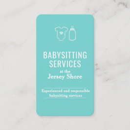 Babysitten bij de Jersey Shore QR Code Visitekaartje