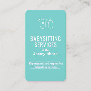 Babysitten bij de Jersey Shore QR Code Visitekaartje