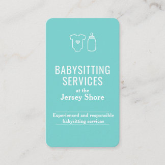 Babysitten bij de Jersey Shore QR Code Visitekaartje