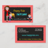 Babysitten Kinderopvang Visitekaartjes (Voorkant / Achterkant)