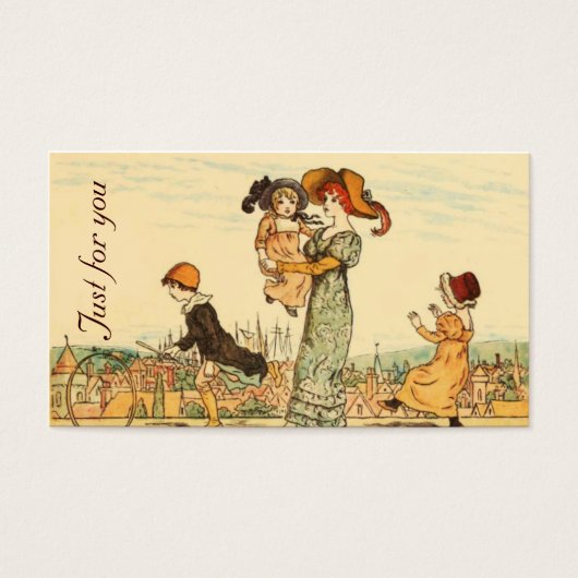 Babysitten Kinderopvang Zakelijke Cadeau Kaarten Visitekaartjes (Voorkant)