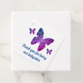 Babysitter Appreciation Butterflies Dank je Bedankjes Labels (In situ)