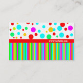 babysitter, babysitter, kleuterschool .... visitekaartje (Achterkant)