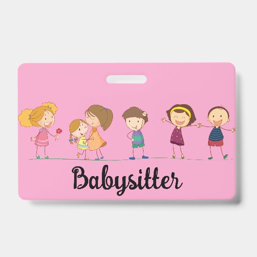 Babysitter Badge (Voorzijde)
